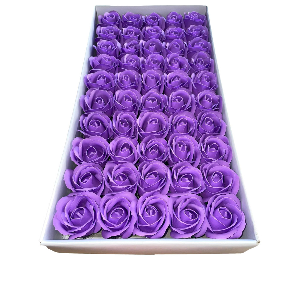 Levandulové mýdlové růže 50ks