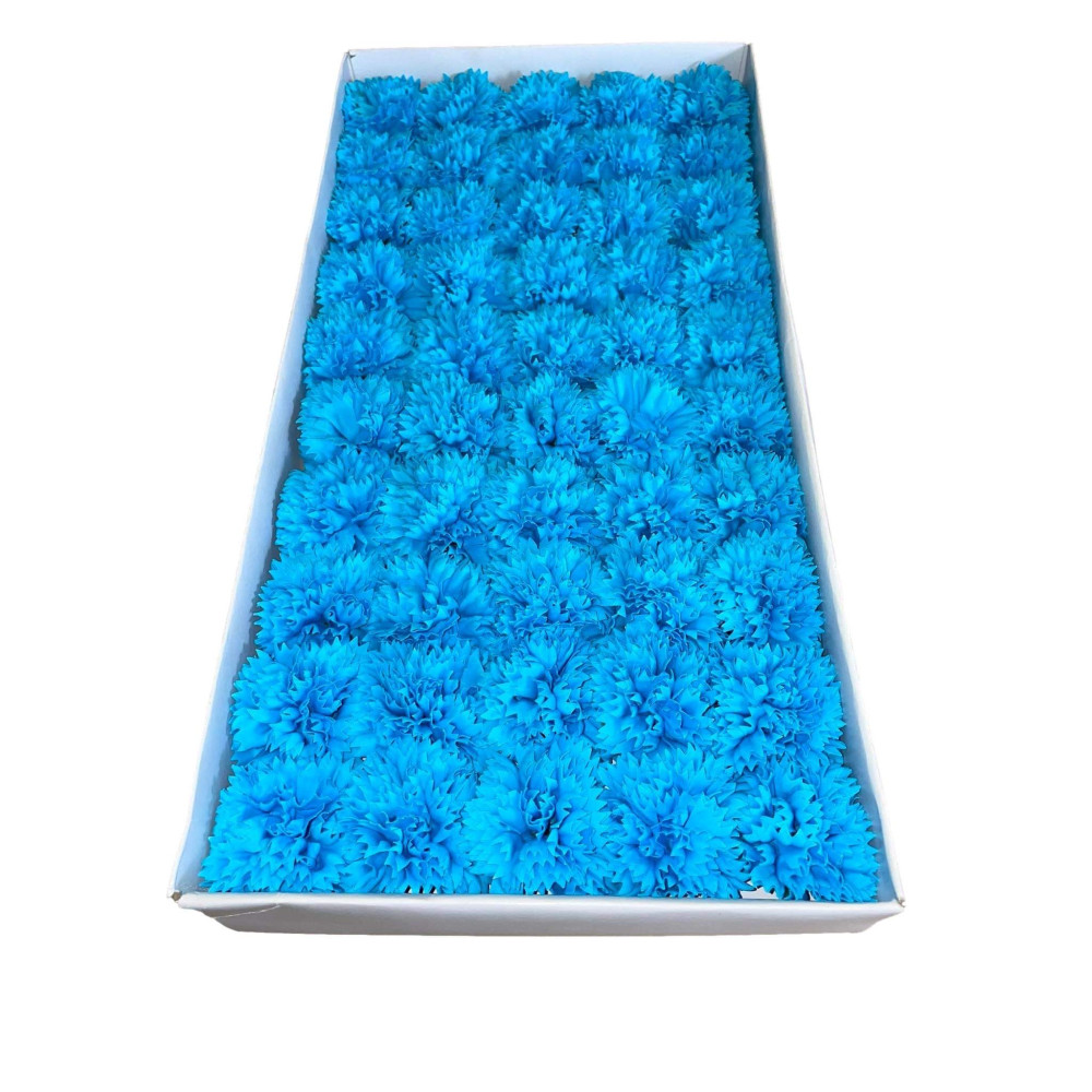 Modrý mýdlový karafiát 50 kusů