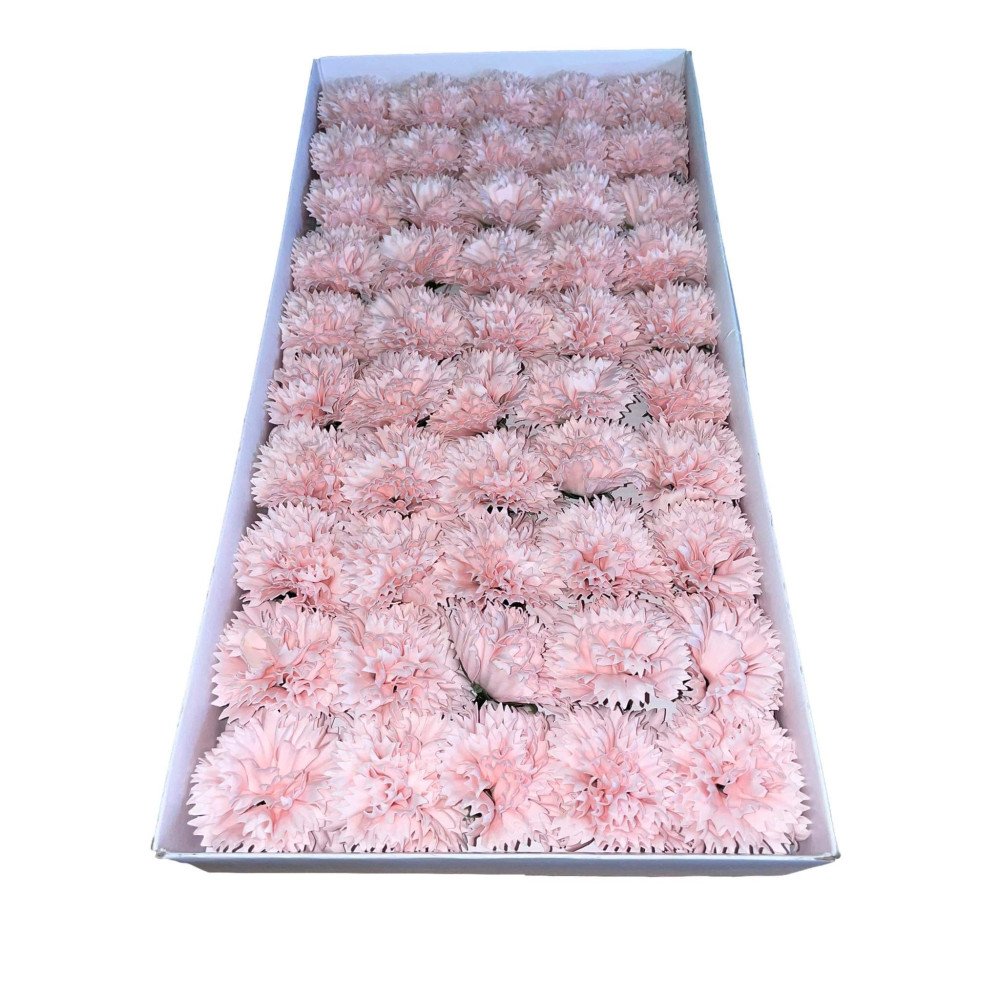 Ružový mydlový karafiát 50 kusov
