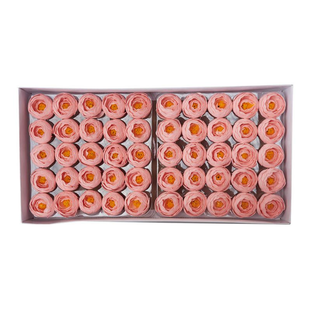 Jaskry różowe mydlane 25 sztuk