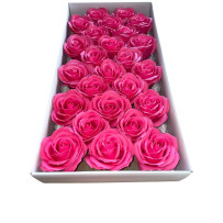 Duże róże różane mydlane 25 sztuk