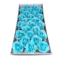 Veľké modré mydlové ruže 25...