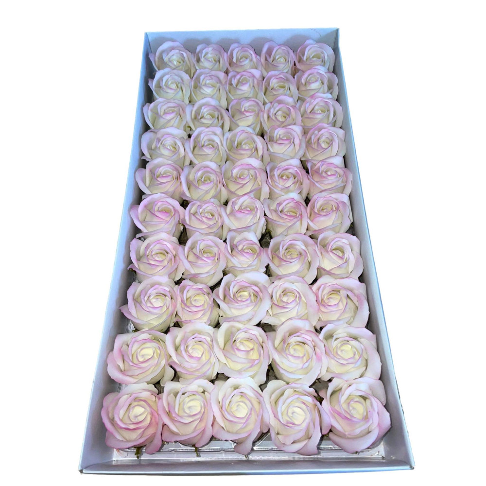 Gradientné mydlové ruže 50ks vzor-4
