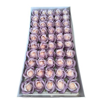 Two-color roses pattern-8 soapstone 50pcs