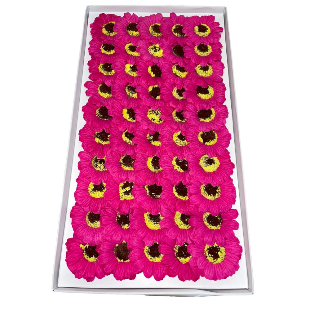 Słoneczniki mydlane różane 50 sztuk