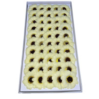 Słoneczniki mydlane jasnożółte 50 sztuk