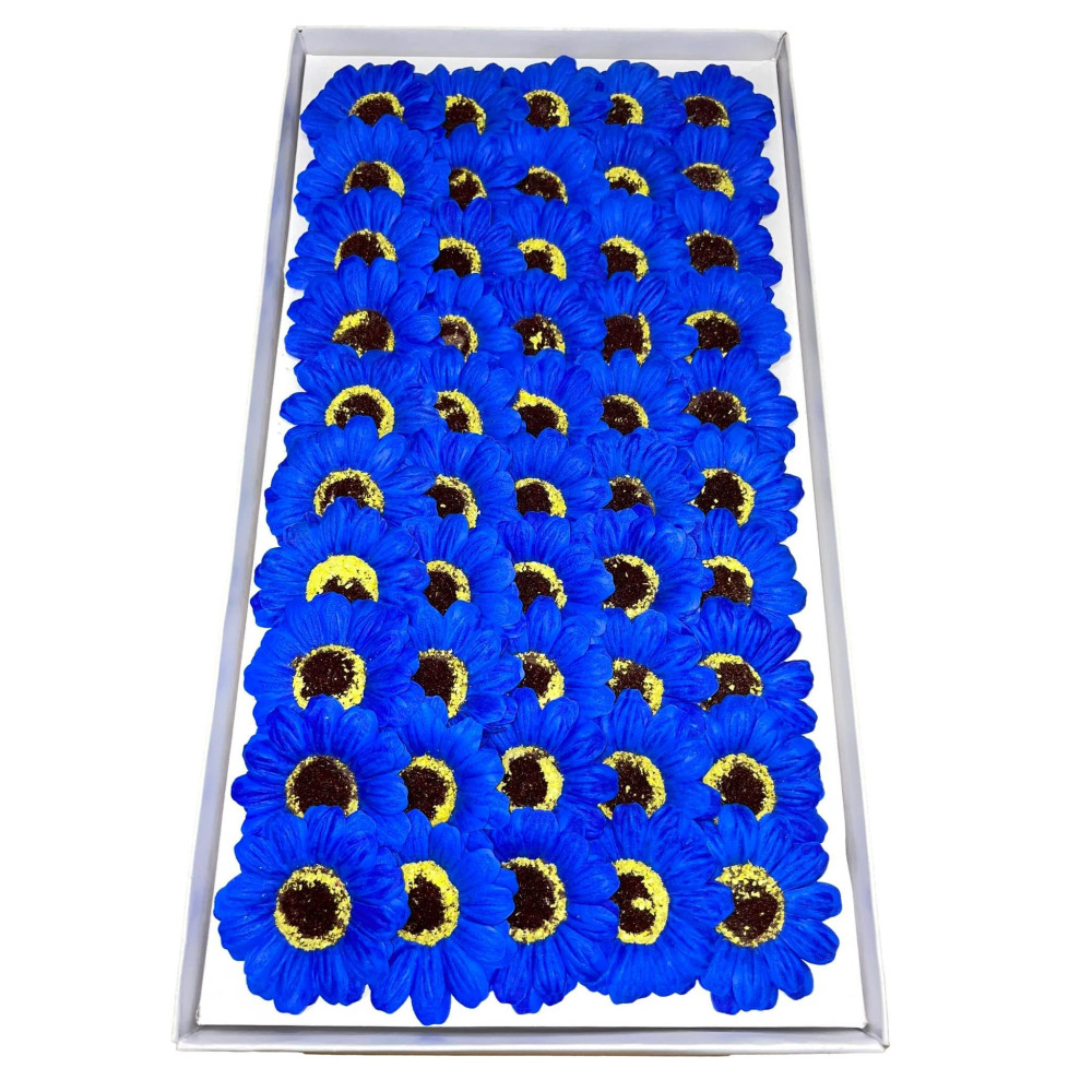Savon bleu marine tournesols 50 pièces