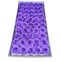 Japanese lavender soap roses 50pcs