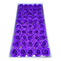 Japonijos violetinės muilo rožės 50vnt.