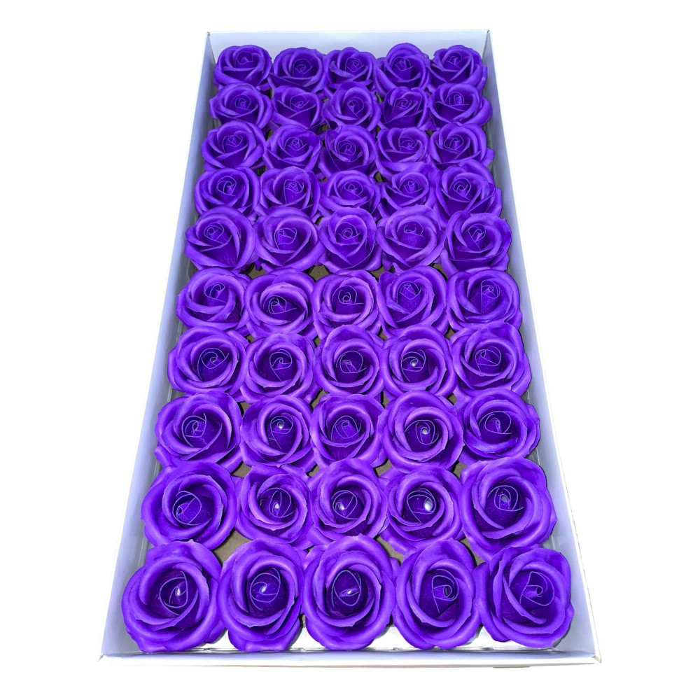 Japonijos violetinės muilo rožės 50vnt.