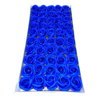 Japanische Rosen marineblau Speckstein 50Stk