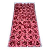 Róże japońskie wiśniowe mydlane 50sztuk