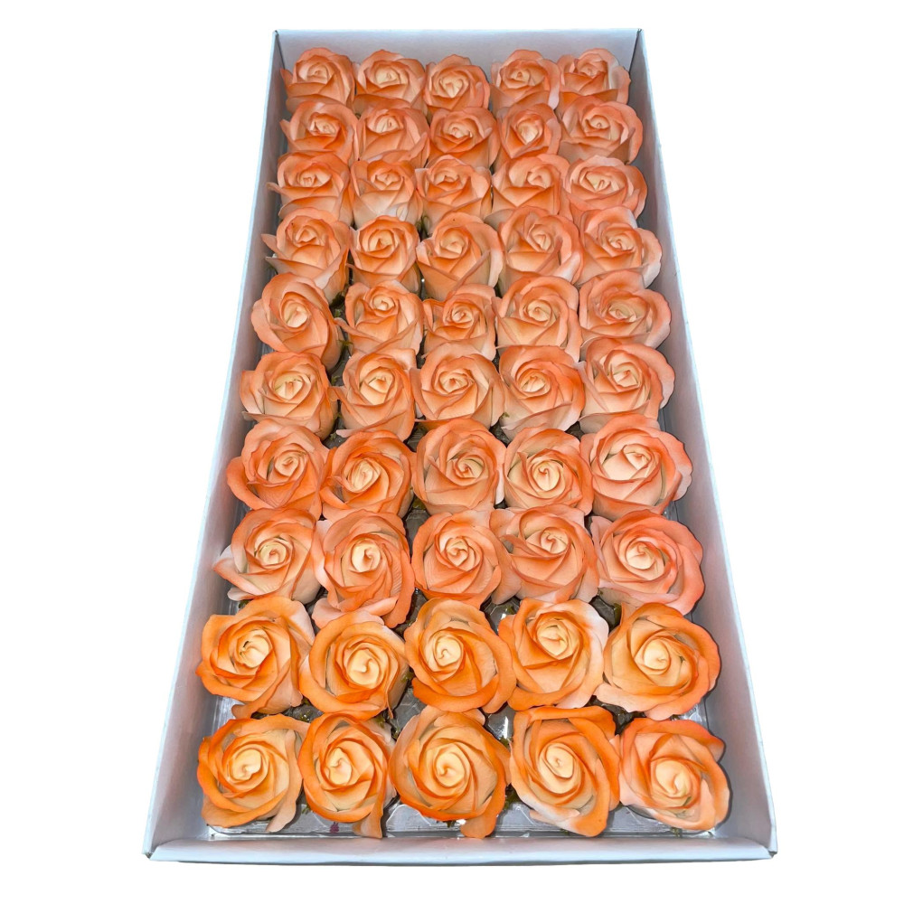 gradient soap roses 50pcs pattern-7