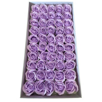 Lilac soap rose 50pcs