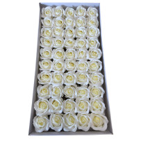 Dvoubarevné růže vzor-4 mýdlový kámen 50ks