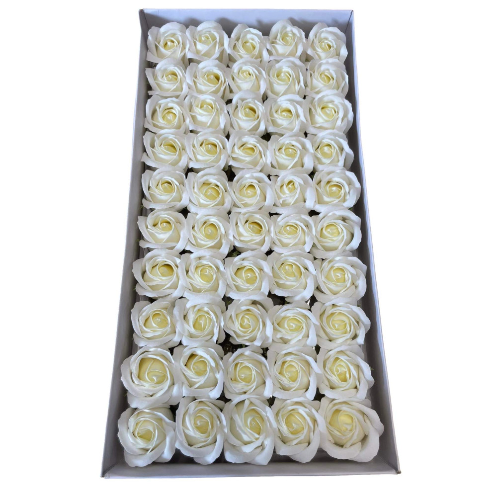 Two-color roses pattern-4 soapstone 50pcs