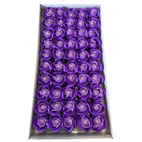 Motif de roses bicolores-14 pierre ollaire 50pcs