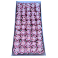 Two-color roses pattern-2 soapstone 50pcs