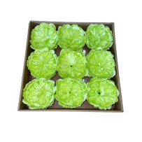 Soap Peonies 9 pieces - Green
