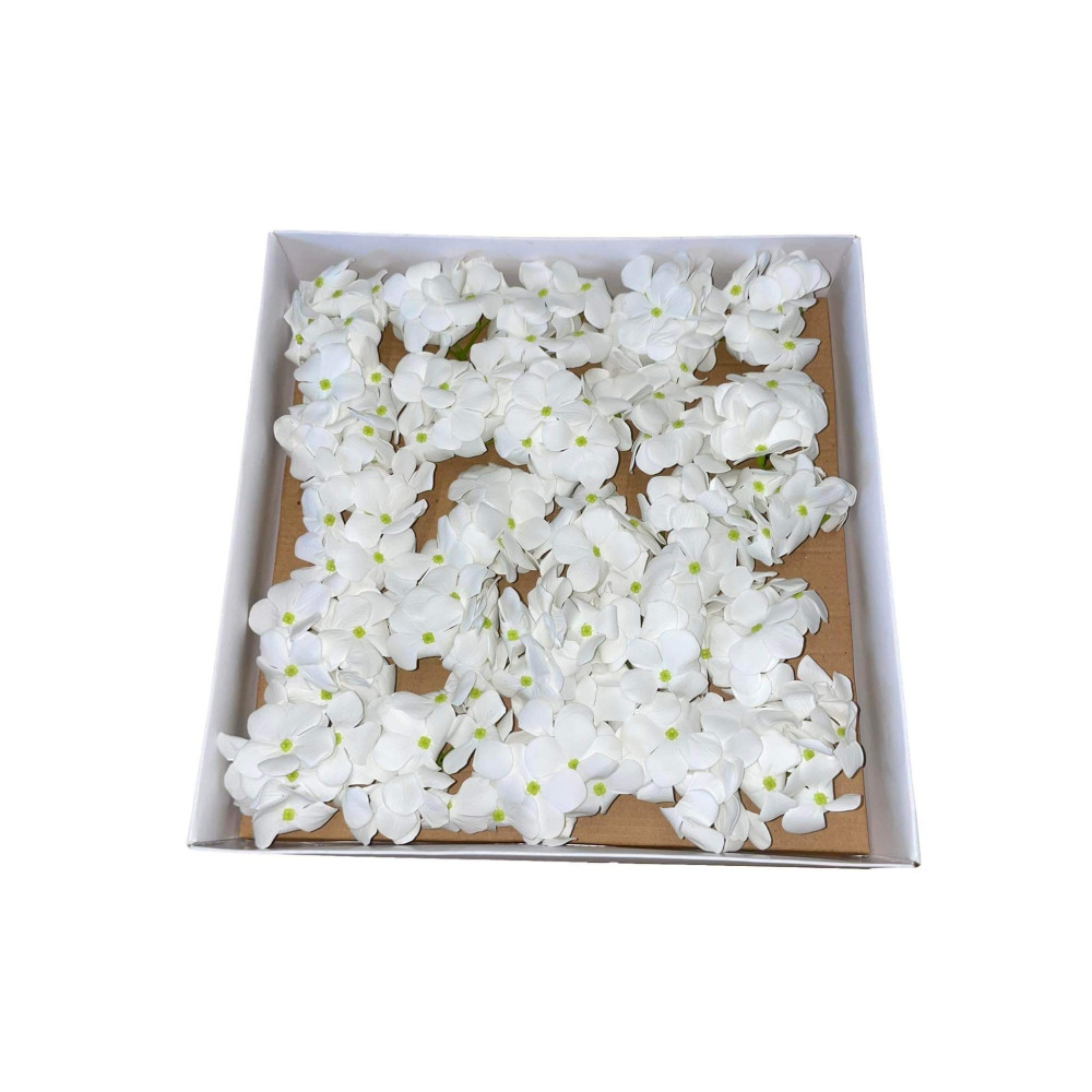Soap Hydrangeas 25 Pieces - White