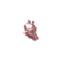 rožiniai dekoratyviniai rutuliukai - 4 cm