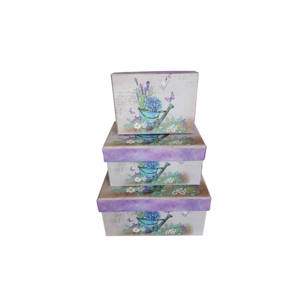 Set of 3 Rectangular Flower Boxes 44683 W2