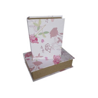 Set of 2 Book Type Flower Boxes 44726