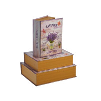 Set of 3 Book Type Flower Boxes 439006C W2