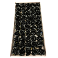 Róże Mydlane Czarny 4cm 50sztuk
