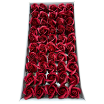 Róże Mydlane Czerwone Wino 4cm 50sztuk