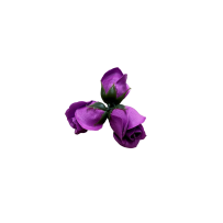 Róże Mydlane Ciemnofioletowy 4cm 50sztuk