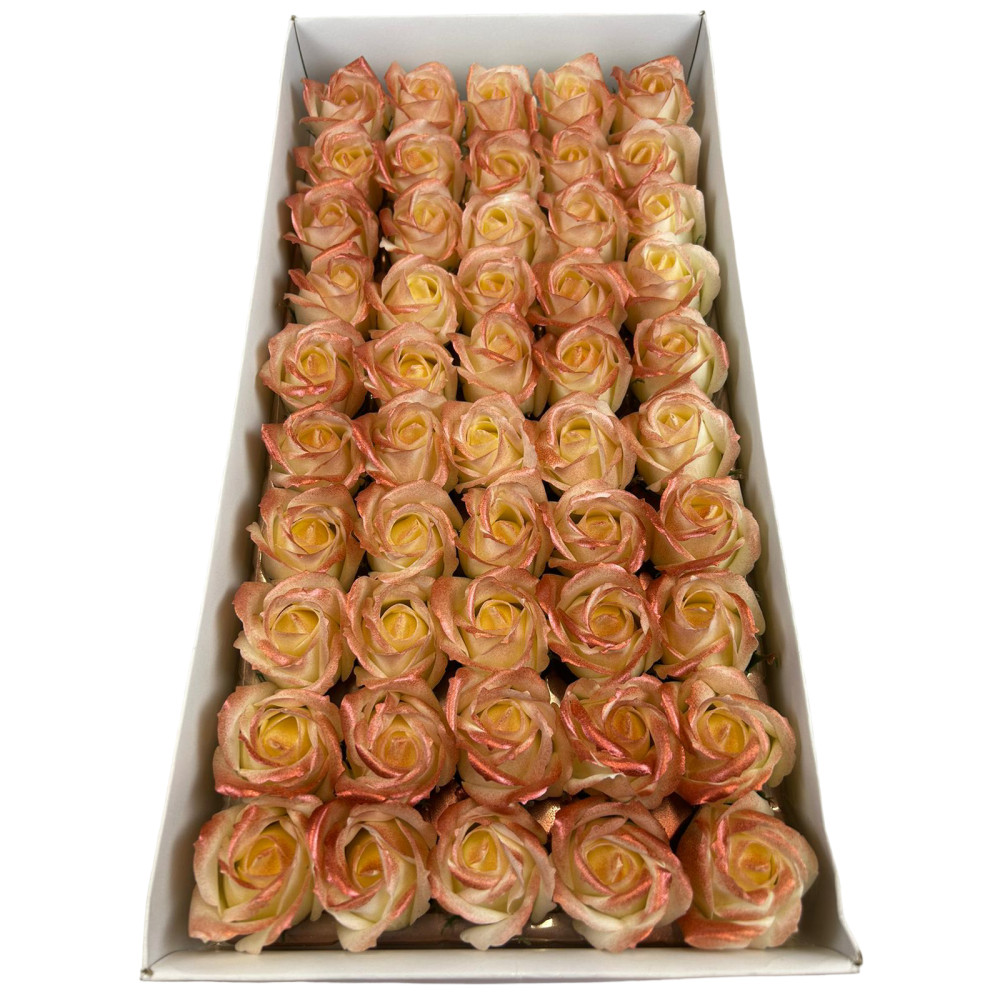 Gradientowe róże mydlane 50sztuk wzór-15