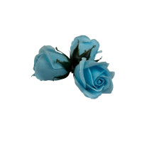 Róże mydlane świecące w ciemności 50sztuk niebieskie