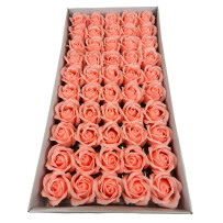 Róże mydlane świecące w ciemności 50sztuk różowe