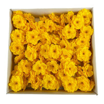 Mydlane kwiaty wiśni 25 sztuk - Żółty