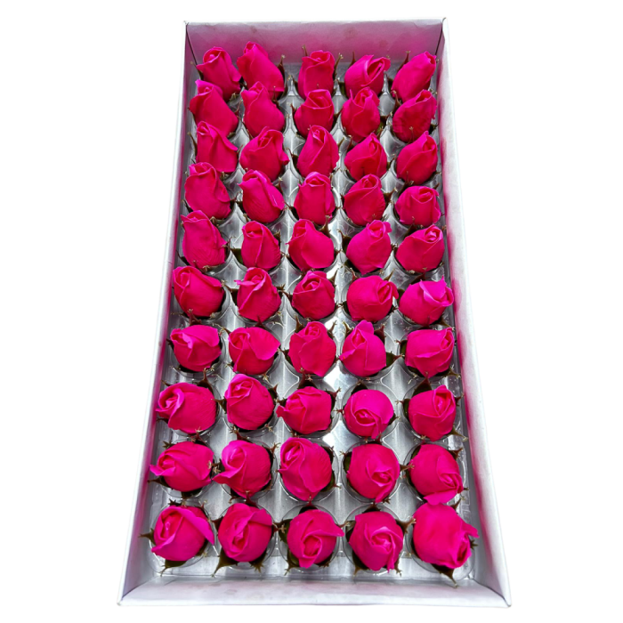 róże mydlane  jednokolorowe 3cm